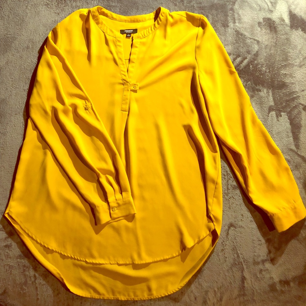 Yellow Premise blouse